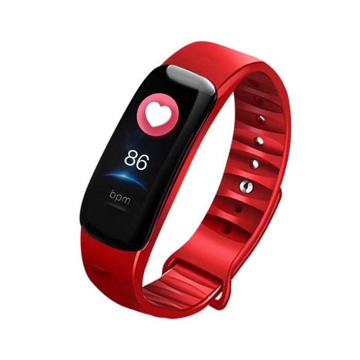 Smart Bracelet With Call Reminder Hr / Bp Monitoring Sleep / Sedentary Tracking And Remote Control
