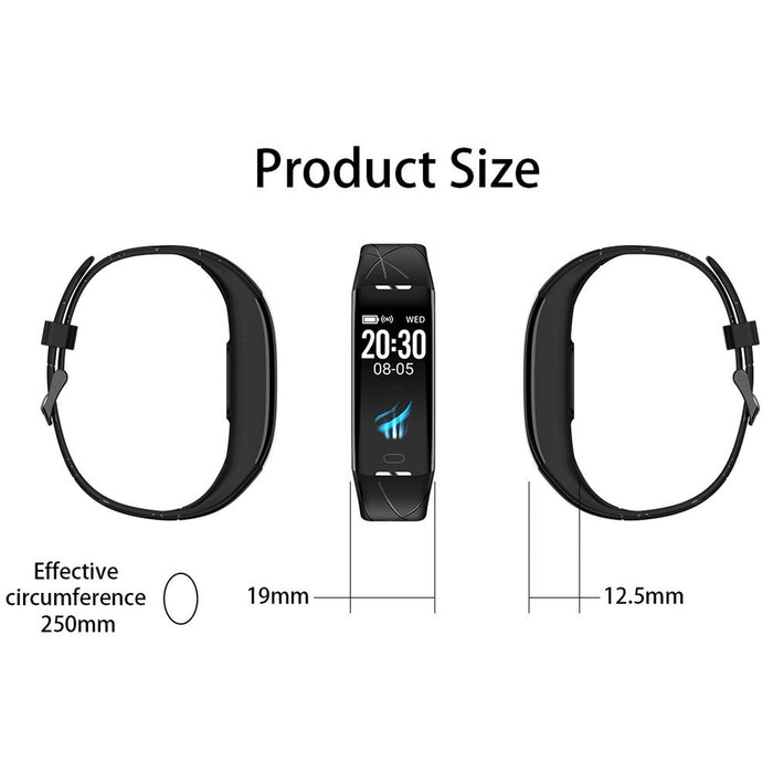 Waterproof Smart Bracelet Call Reminder Heart Rate Monitor