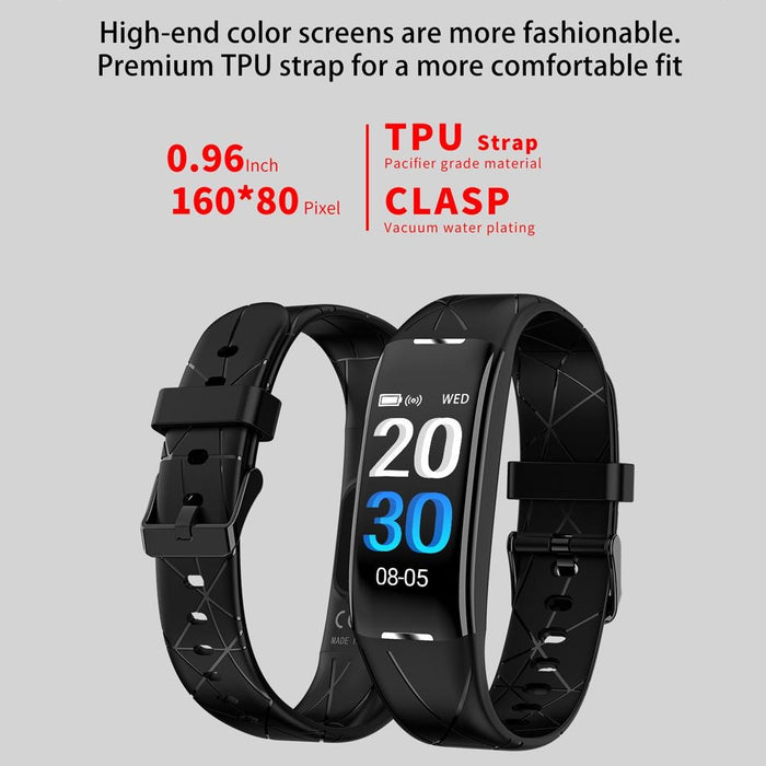 Waterproof Smart Bracelet Call Reminder Heart Rate Monitor