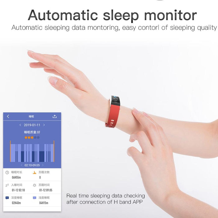 Ips Smart Bracelet Ip67 Waterproof Call/Heart/Bp/Sleep/Sedentary Monitoring