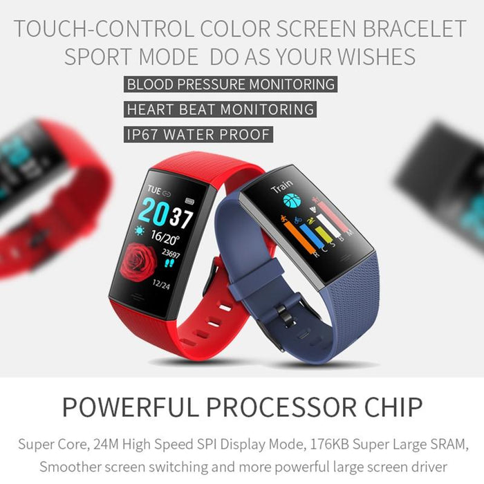 Ips Smart Bracelet Ip67 Waterproof Step/Heart/Sleep Monitoring