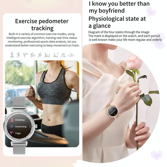 Smart Bracelet For Menstrual Period Blood Pressure Heart Rate Monitoring