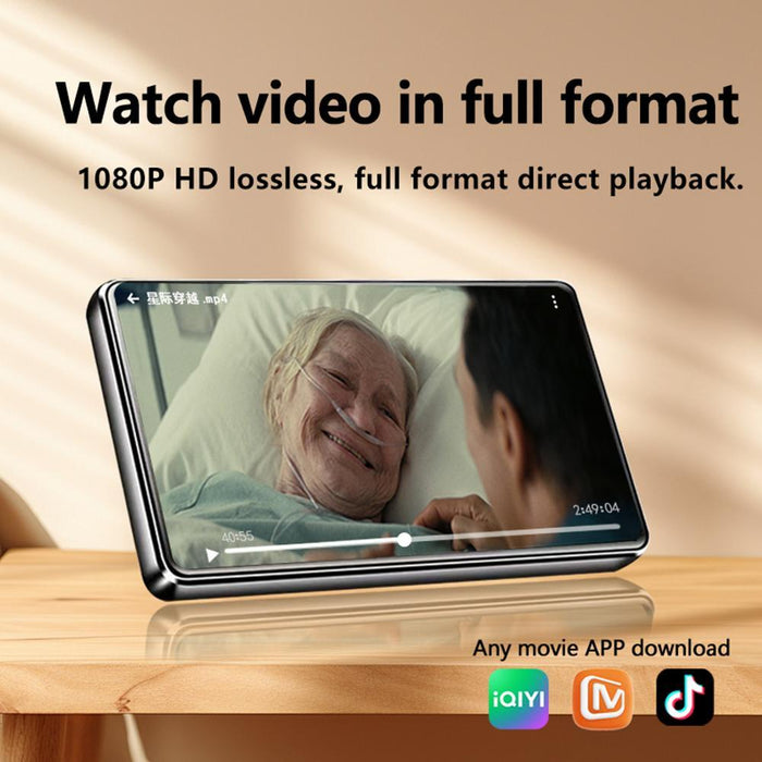 Mp004 4.0 Inch Ips Screen Android 14 Ai Smart Music Player Mini Tablet Pc 3Gb + 32Gb Black