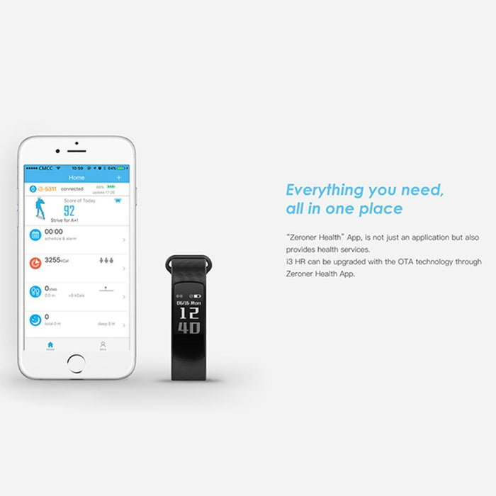 Oled Bluetooth Smart Bracelet Call/Message Display Hr Monitor Sleep Management Pedometer Sedentary Reminder Android/Ios