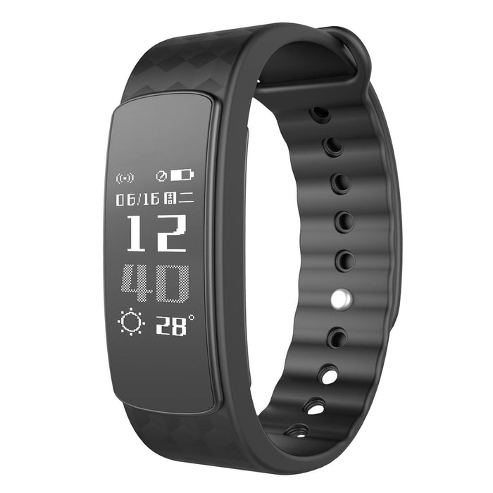 Oled Bluetooth Smart Bracelet Call/Message Display Hr Monitor Sleep Management Pedometer Sedentary Reminder Android/Ios