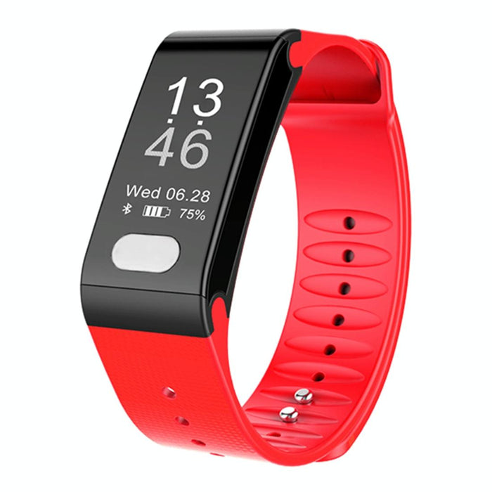 Oled Fitness Tracker Sports Mode Ecg Heart Rate Bp Sleep Monitor