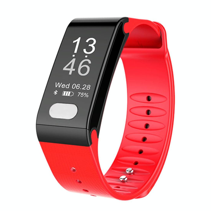 Oled Fitness Tracker Sports Mode Ecg Heart Rate Bp Sleep Monitor