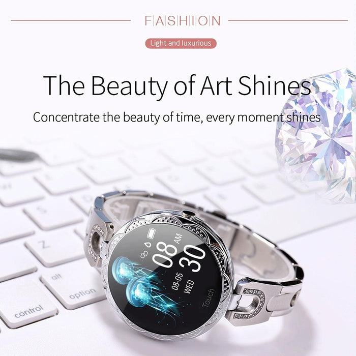 Waterproof Smart Bracelet With Lcd Screen And Heart Rate Monitor