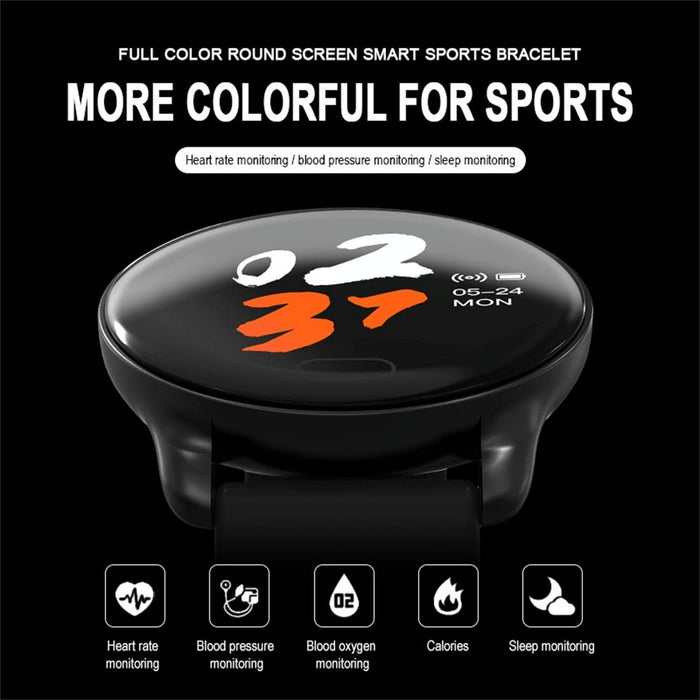 Colour Screen Smart Bracelet Call/Heart/Blood Monitoring