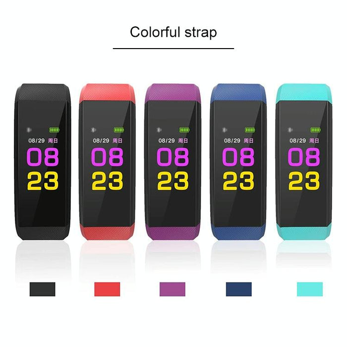 Oled Smart Bracelet Call Reminder Heart Rate Blood Pressure Monitoring Sleep Sedentary Reminders