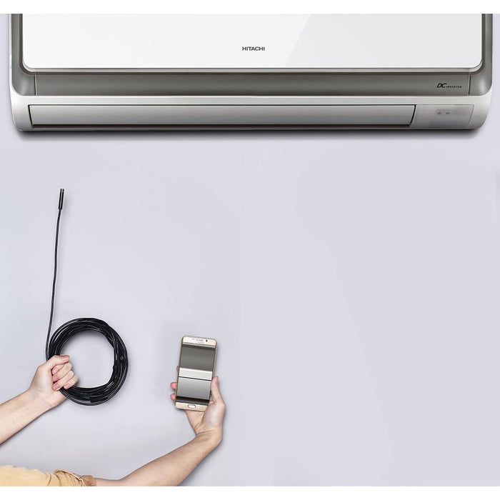 8Mm 2.0Mp Hd Camera Wifi Endoscope Snake Tube Inspection Camera With 8 Led Waterproof Ip68 Lens Diameter 8Mm Length 10M Hard Line