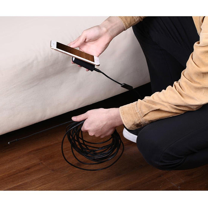 8Mm 2.0Mp Hd Camera Wifi Endoscope Snake Tube Inspection Camera With 8 Led Waterproof Ip68 Lens Diameter 8Mm Length 10M Hard Line