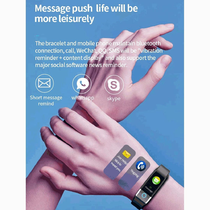 Colour Screen Ip67 Smart Watch Message Heart Oxygen Blood Monitoring