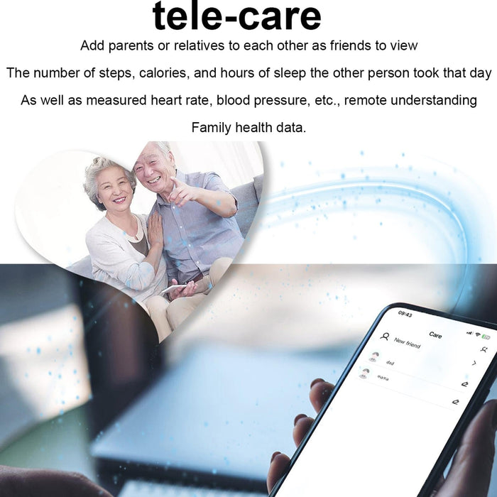 1.39 Inch Ips Screen Ip67 Waterproof Leather Band Smart Watch Support Body Temperature Monitoring / Ecg