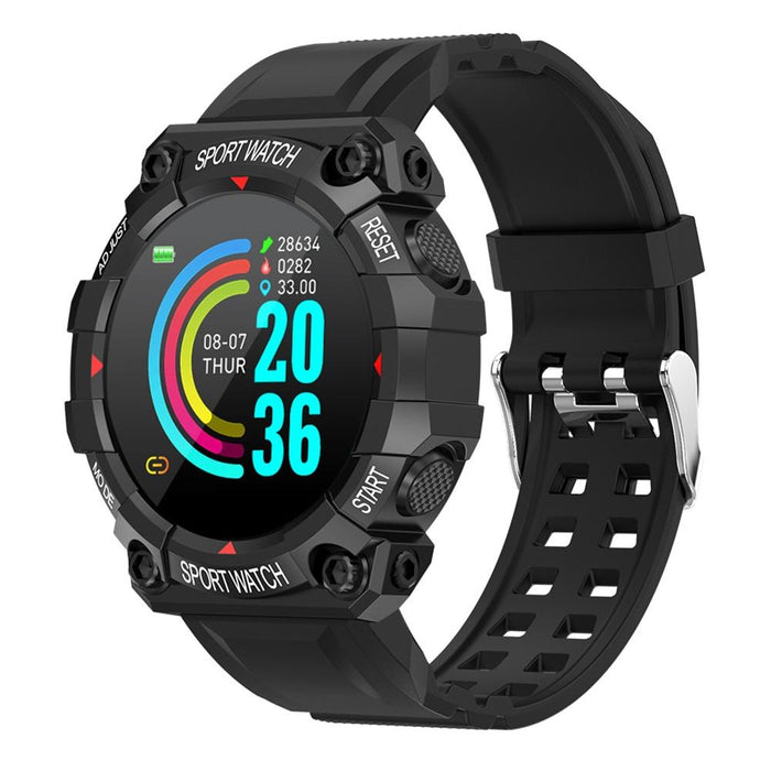 1.3 Inch Colour Round Screen Sport Smart Watch Support Heart Rate / Multi-Sports Mode