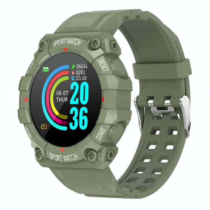 1.3 Inch Colour Round Screen Sport Smart Watch Support Heart Rate / Multi-Sports Mode