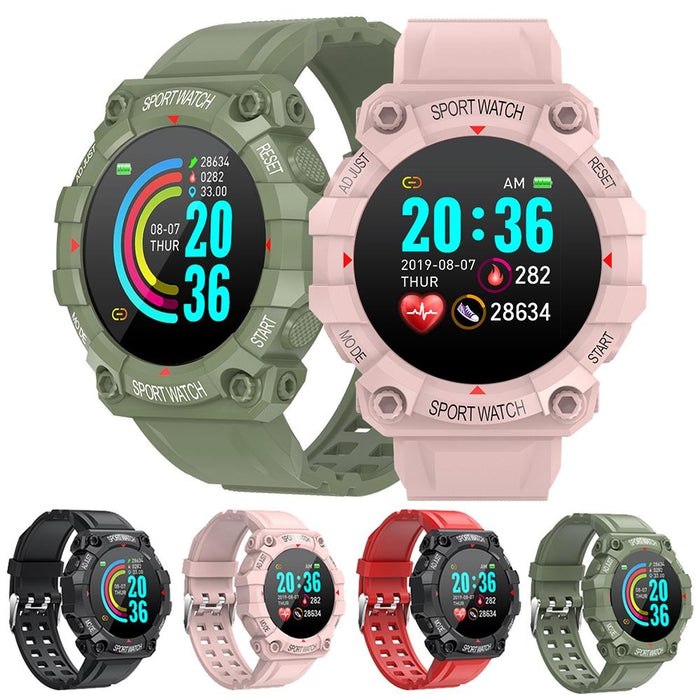 1.3 Inch Colour Round Screen Sport Smart Watch Support Heart Rate / Multi-Sports Mode