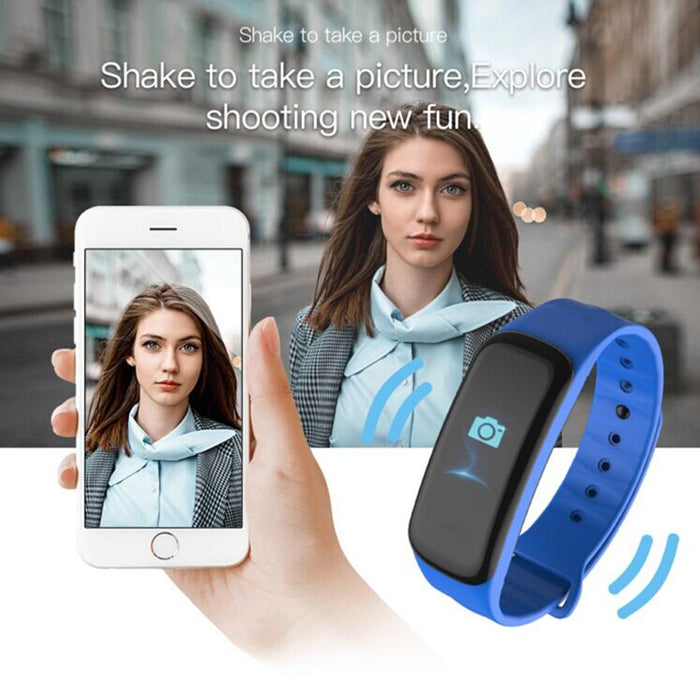 Colour Screen Fitness Tracker Bluetooth 4.0 Ip67 Waterproof Sports Mode Heart Rate Sleep Monitor