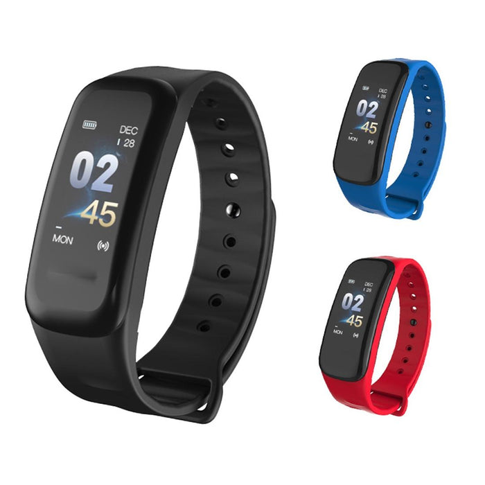 Colour Screen Fitness Tracker Bluetooth 4.0 Ip67 Waterproof Sports Mode Heart Rate Sleep Monitor