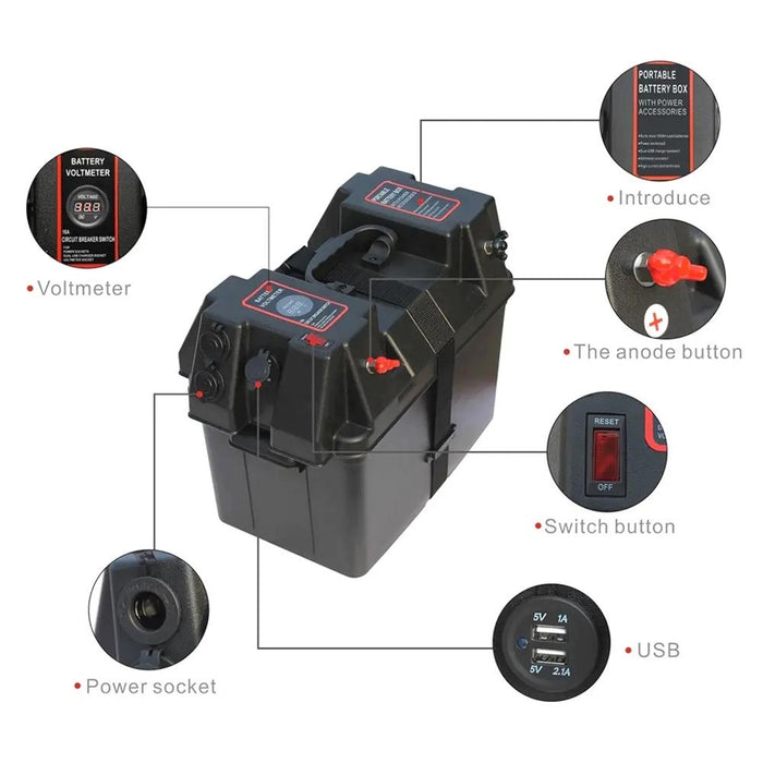 12V Usb Emergency Power Supply For Outdoor Use