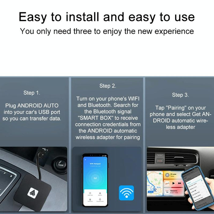 Wireless Android Auto Adapter - Car Ai Box
