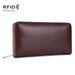 Leather Rfid Card Holder Wallet - Blocking