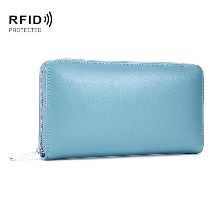 Leather Rfid Card Holder Wallet - Blocking