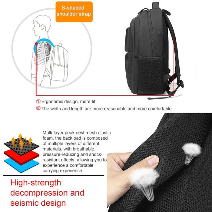 Multifunctional Oxford Laptop Backpack - Cxs-615