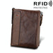 Men Leather Rfid Blocking Card Holder Wallet