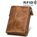 Men Leather Rfid Blocking Card Holder Wallet