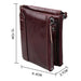 Men Leather Rfid Blocking Card Holder Wallet