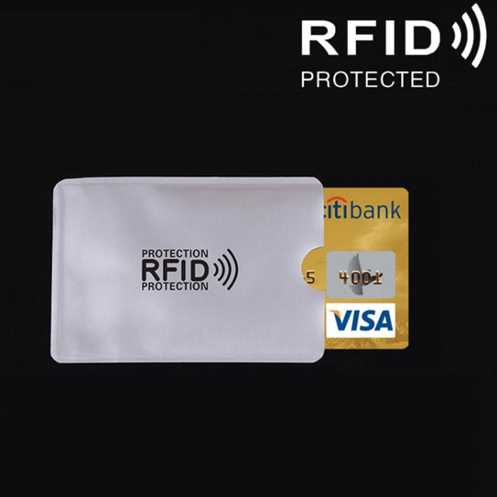 Aluminum Foil Rfid Blocking Card Holder