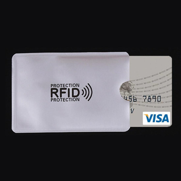 Aluminum Foil Rfid Blocking Card Holder