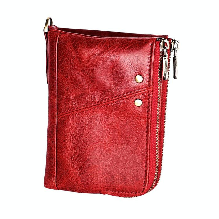 Men Leather Rfid Wallet - Antimagnetic