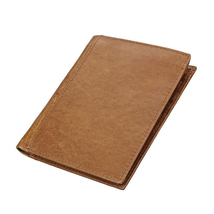 Leather Rfid Passport Wallet - Multi-function