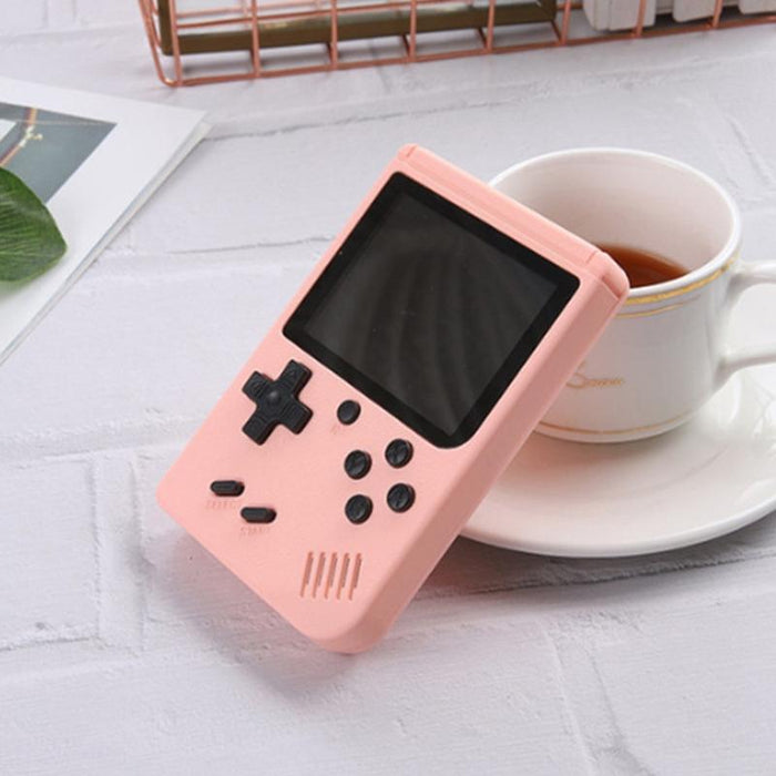 3.0 Inch Macaron Mini Retro Classic Handheld Game Console For Kids Built-In 800 Games Support Av Output