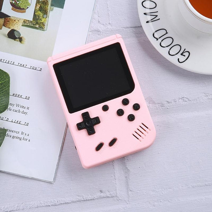 3.0 Inch Macaron Mini Retro Classic Handheld Game Console For Kids Built-In 800 Games Support Av Output