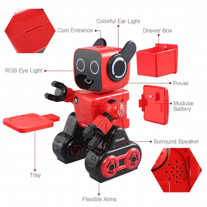 Ydj-K3 Smart Robots Support Dance Voice Control Education Red