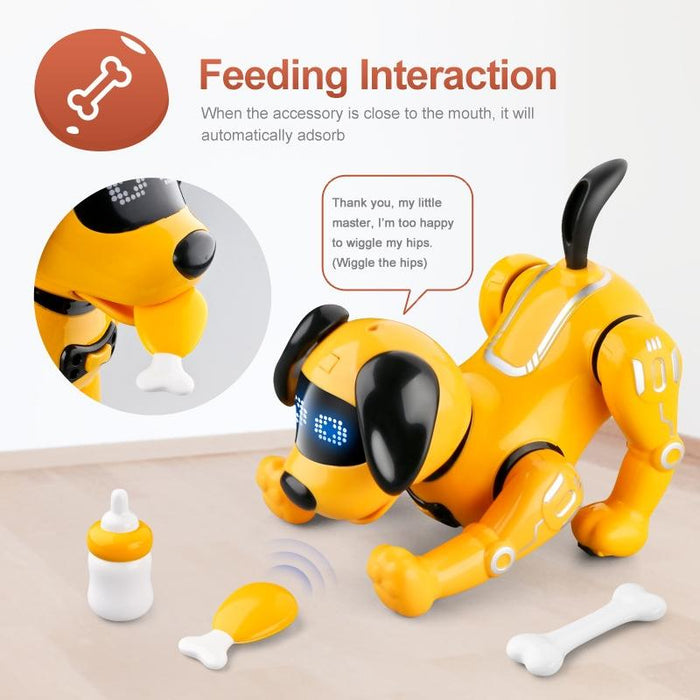 Ydj-K11 Programable Remote Control Robot Dog Rc Toy Yellow