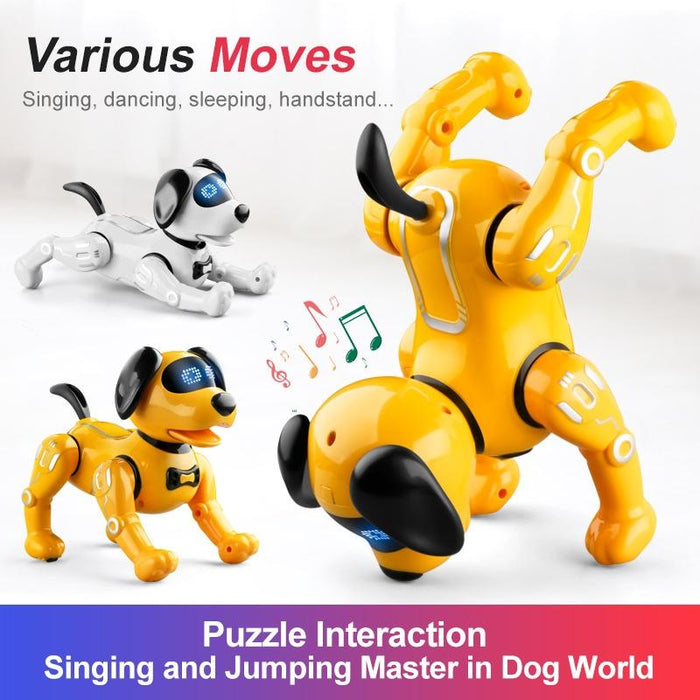 Ydj-K11 Programable Remote Control Robot Dog Rc Toy Yellow