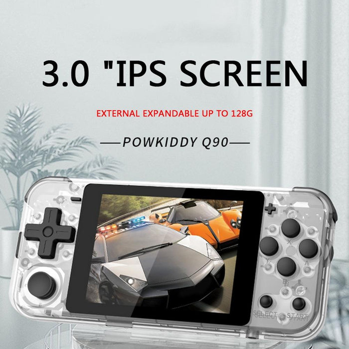 Q90 3.0 Inch Ips Screen Retro Joystick Handheld Game Console With 16Gb Memory