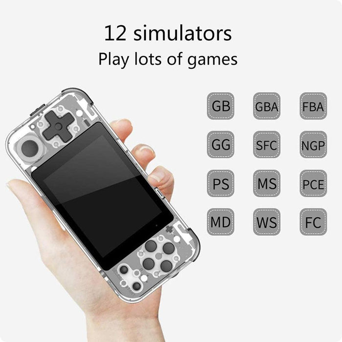 Q90 3.0 Inch Ips Screen Retro Joystick Handheld Game Console With 16Gb Memory