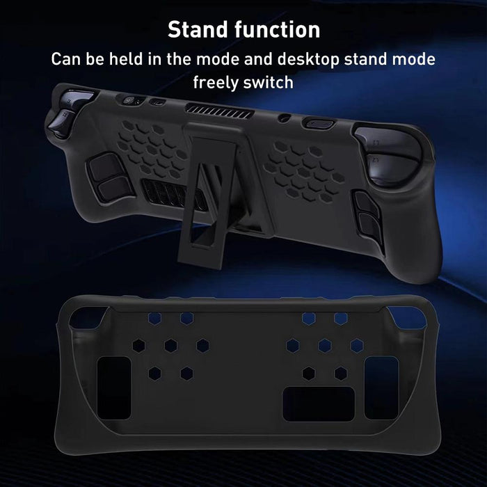 For Steam Deck Game Console Silicone Protective Case Set