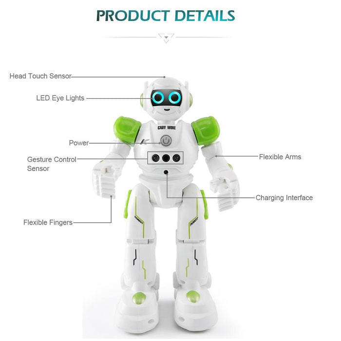 Smart Touch Control Robot With Led Light Support Waling / Sliding Mode