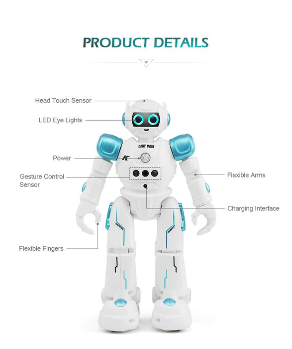 Smart Touch Control Robot With Led Light Support Waling / Sliding Mode