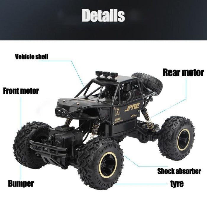 2.4Ghz 4Wd Double Motors Off-Road Climbing Car Remote Control Vehicle