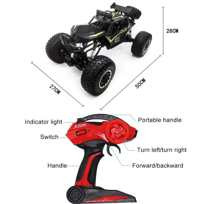 1:8 Alloy Remote Control Climbing Car Off-Road Vehicle Toy