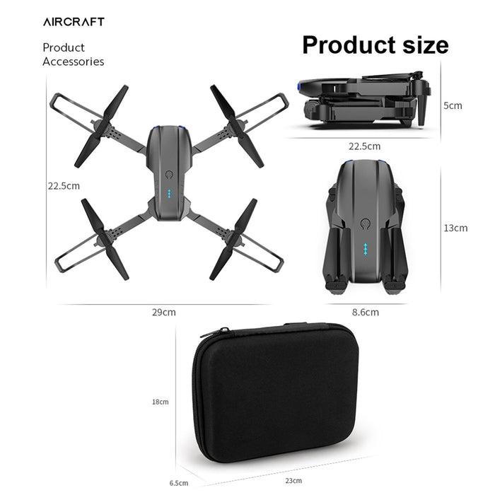 E99 Max 2.4G Wifi Foldable Rc Drone Quadcopter Toy