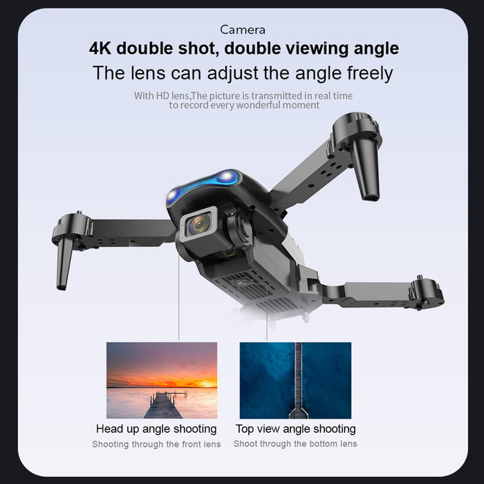 E99 Max 2.4G Wifi Foldable 4K Hd Camera Rc Drone Quadcopter Toy Single Camera