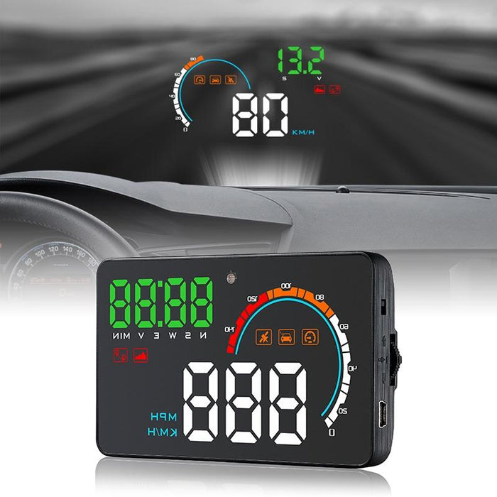 4 Inch Gps Head Up Display Speed Direction Distance Kilometres